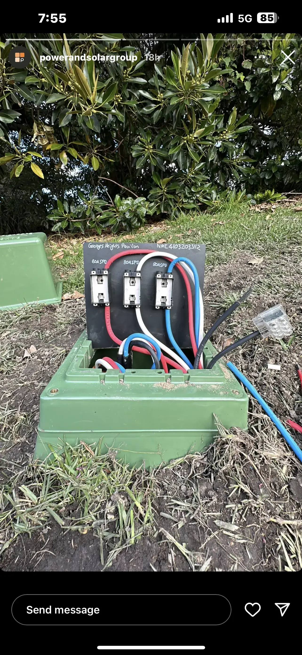 3 phase service pillar